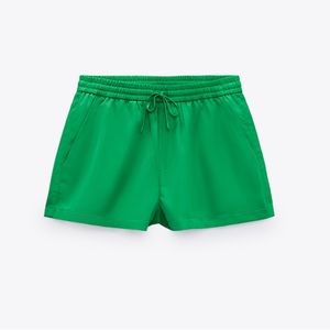 Zara Satin Effect Shorts